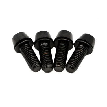 Freedom Coast Titanium Post Mount Bolt Kit, 16mm, Black, 4/Count
