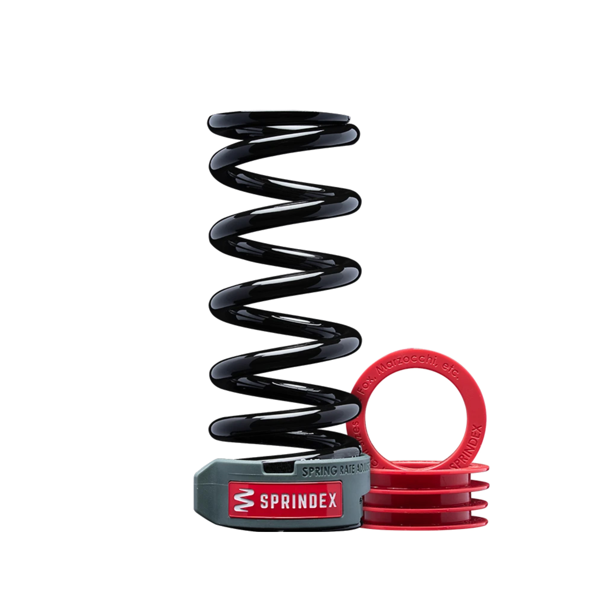 Sprindex Adjustable Rate Coil Spring, 65x142mm - 340-380lbs