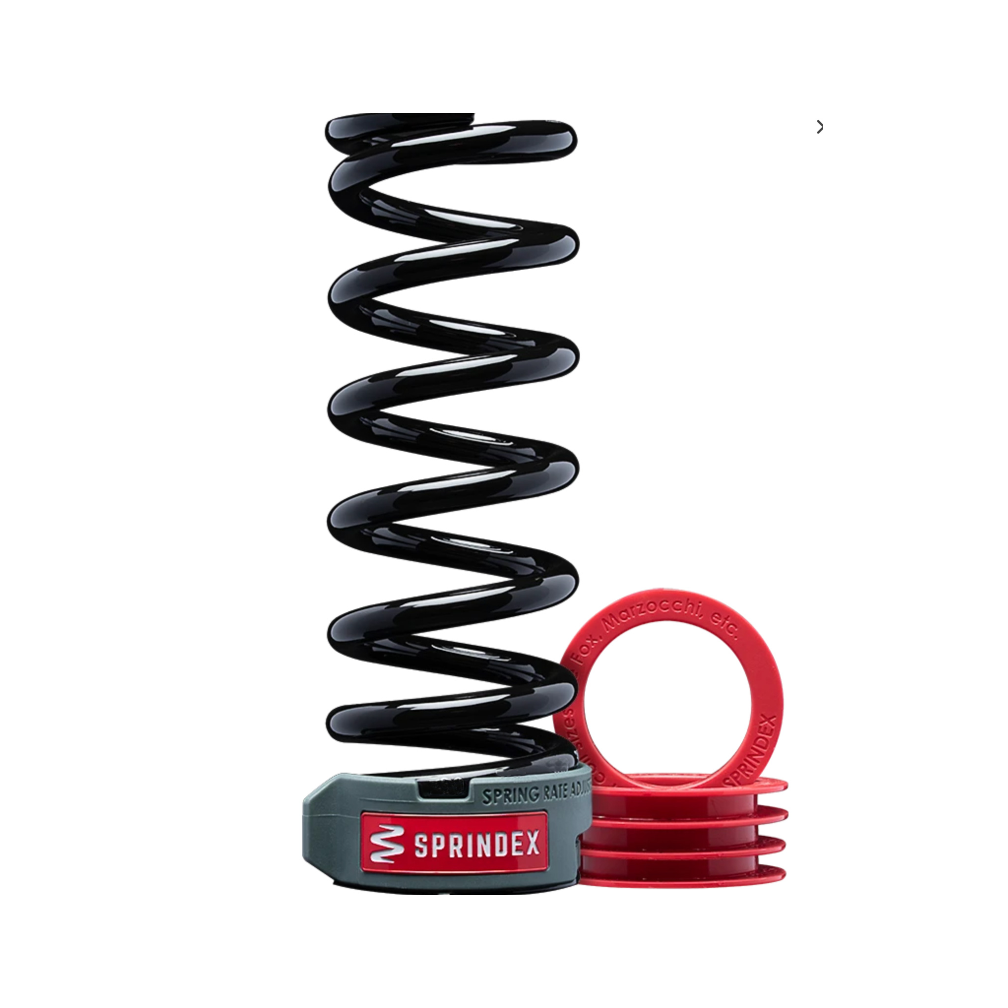 Sprindex Adjustable Rate Coil Spring, 75x162mm - 340-370lbs