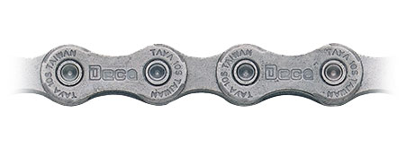 Taya Chain Deca-101 Chain, 10sp - Silver/Blk, Each 