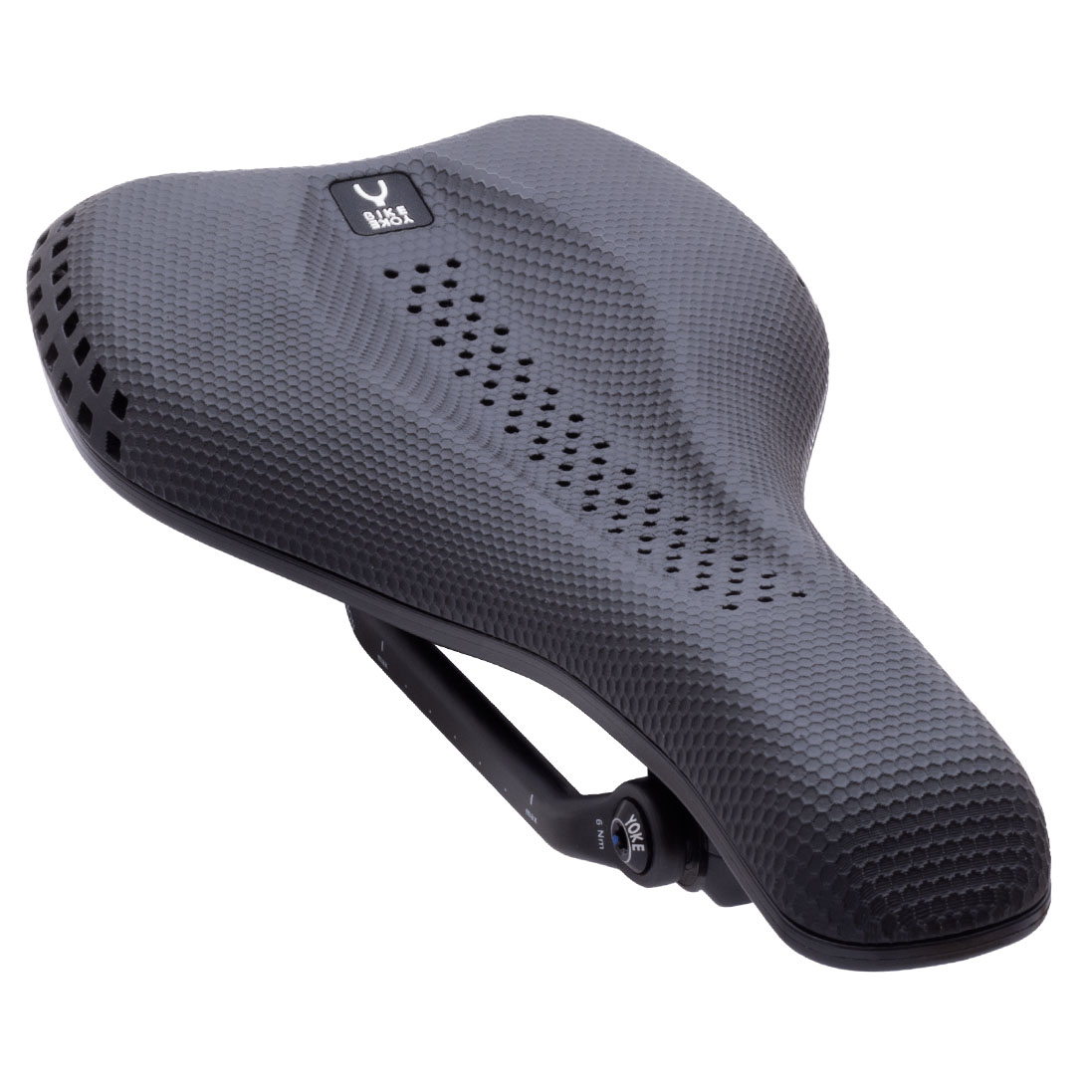 Bike Yoke Sagma 3D Carbon Saddle, 130 - Black