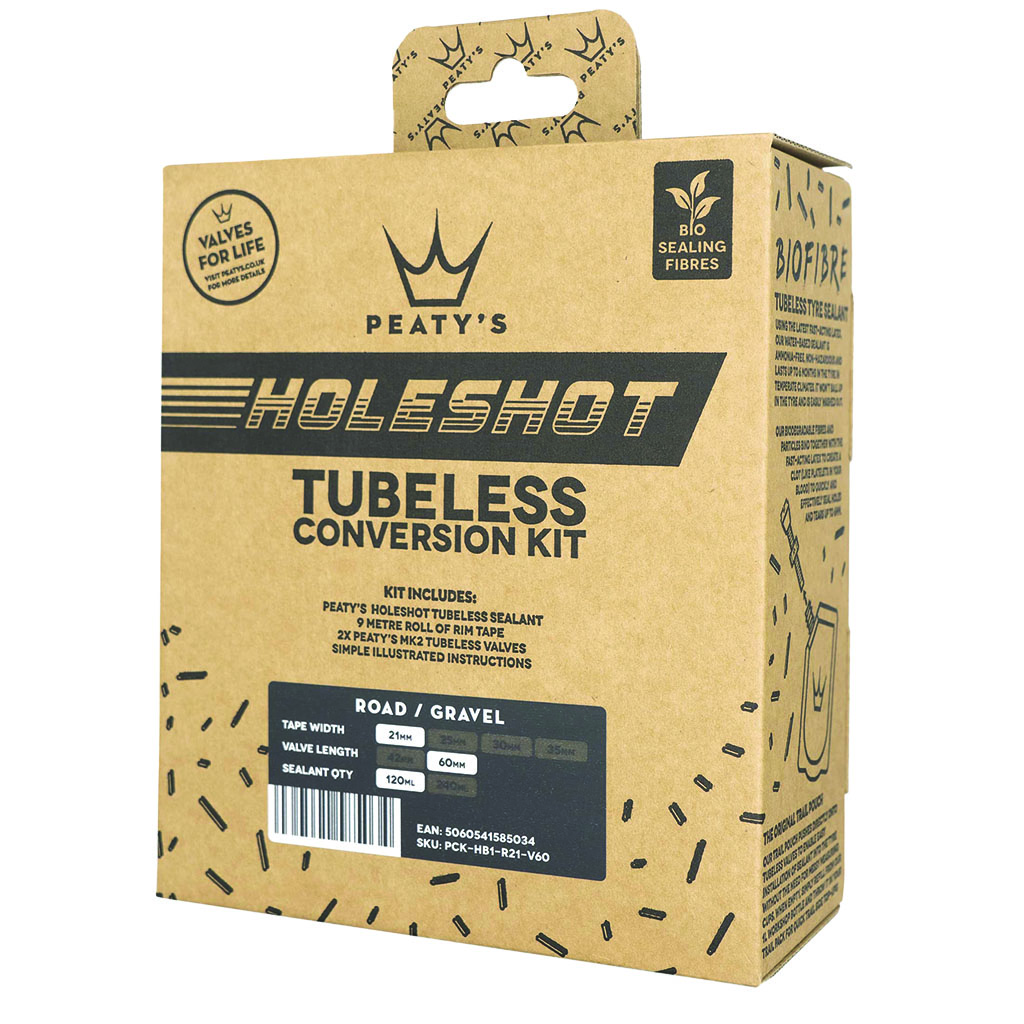 Peaty's Holeshot Tubeless Conversion Kit (21mm) Road/Gravel