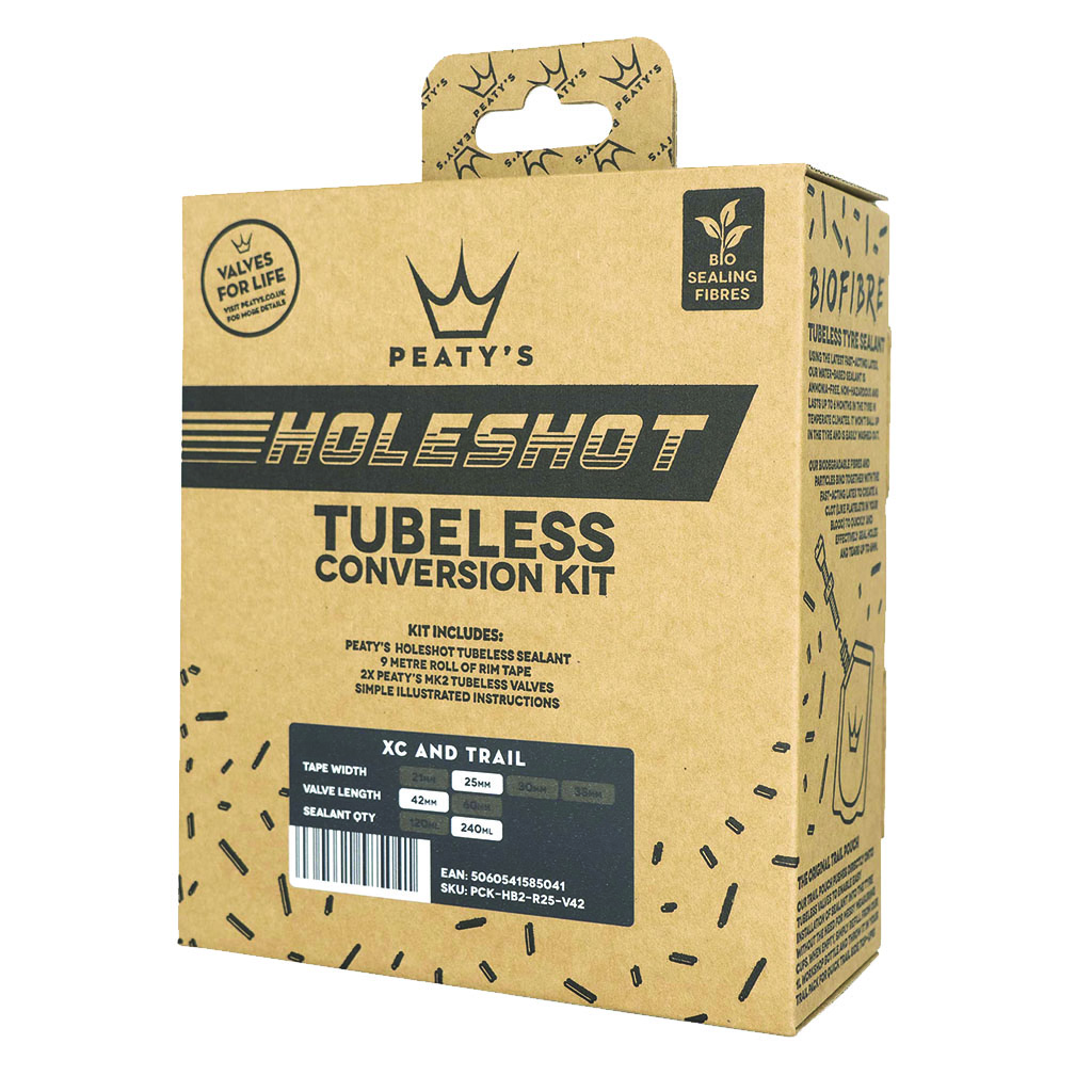 Peaty's Holeshot Tubeless Conversion Kit (25mm) XC Mtn