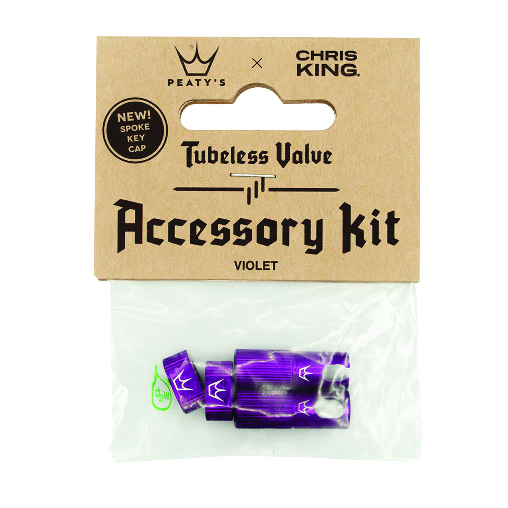 Peaty's Tubeless Valve Accessory Kit, Violet