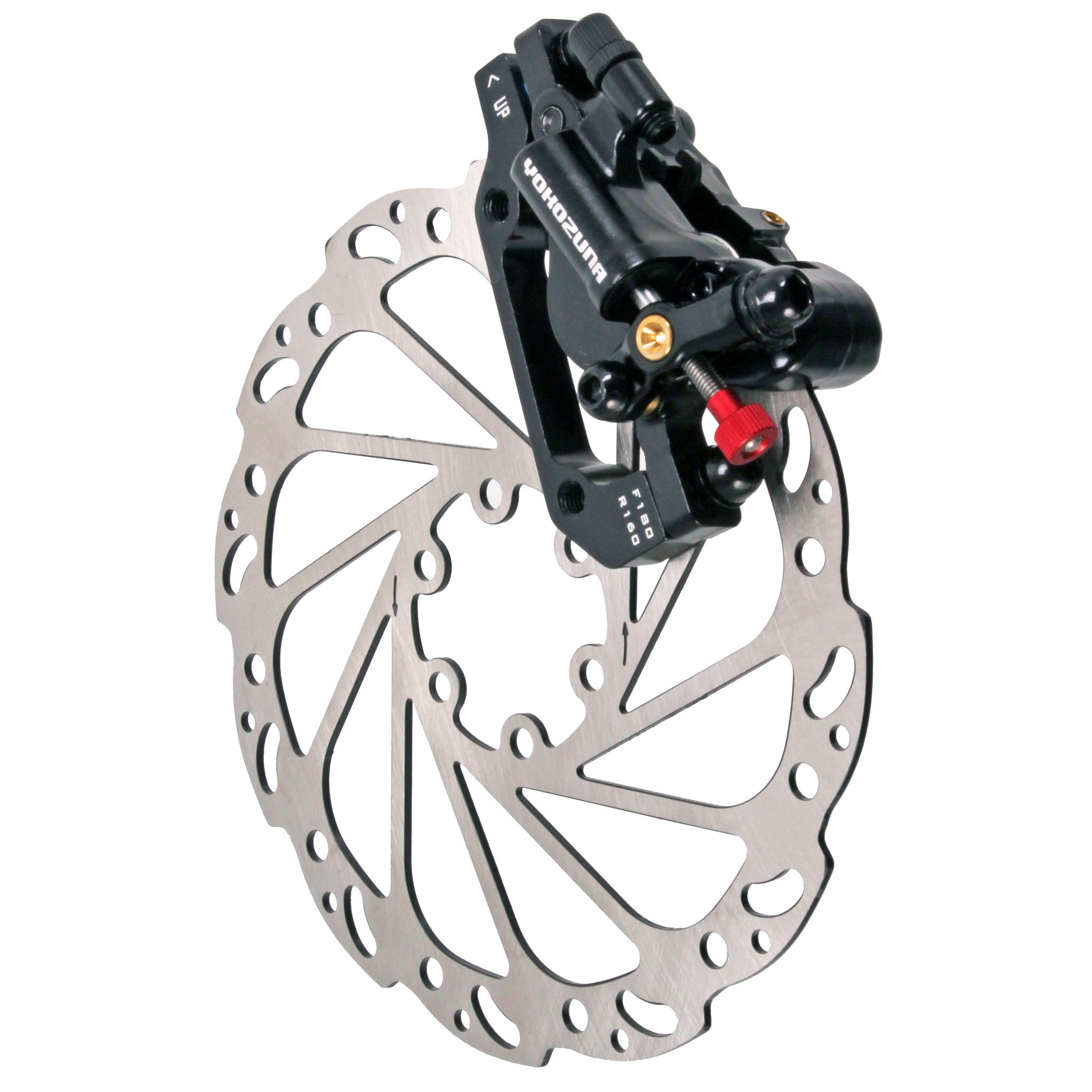 Yokozuna Road Motoko Rear Disc Brake, Flat/160mm - Black