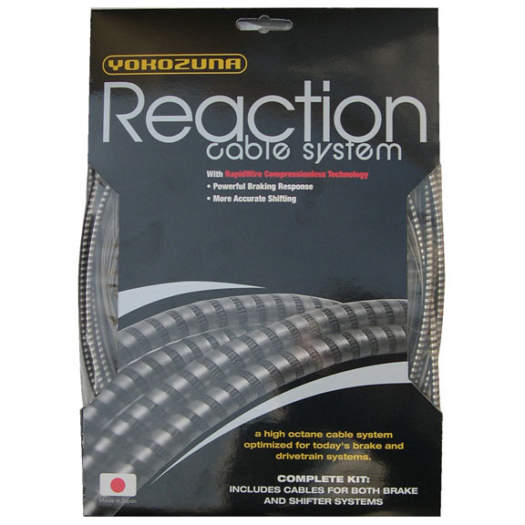 Yokozuna Reaction Cable/Housing Kit, Der/Brake, Rd/Mtn - Smoke