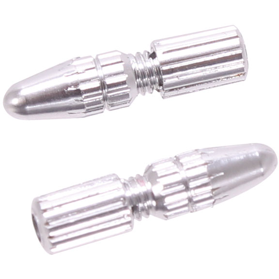 Yokozuna Crimp-Free Locking Cable Tip, Shift - Silver Pr