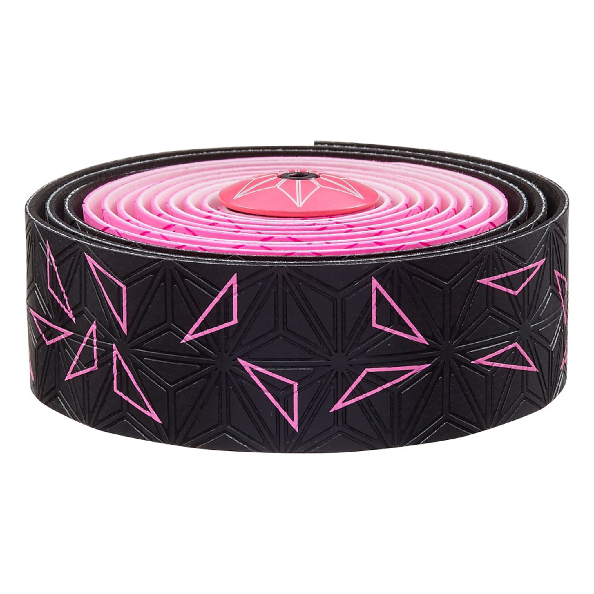 Supacaz Super Sticky Kush Bar Tape, Starfade Black and Pink