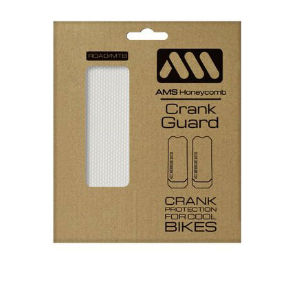 All Mountain Style Crank Guard, Clear/Silver