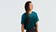 Specialized Women's Short Sleeve Crop T-Shirt Tropical Teal Spray - XL