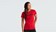Specialized Women's Wordmark Short Sleeve T-Shirt Flo Red - XS