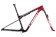 2024 Specialized S-Works Epic World Cup Frameset Gloss Red Tint / Flake Silver Granite / Metallic White Silver - XL