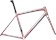 2025 Specialized Aethos Frameset Satin Flake Silver / Dusky Pink + Champagne Radial Fades / Dune White - 58