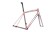 2025 Specialized Aethos Frameset Satin Flake Silver / Dusky Pink + Champagne Radial Fades / Dune White - 58