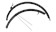 Specialized FND MY17 VADO (L1E), FRONT & REAR FENDER SET, 700C, ALLOY, 58MM WIDTH, W/ LICENSE PLATE HOLDER, W/O HARDWARE