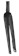 Specialized FRK MY21 FUTURE SHOCK (G2.1), 700C, TA, CARBON, 12X100MM, DISC, 55MM OFFSET, 114MM ST - SATIN CARBON Satin Carbon - Future Shock