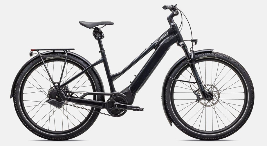 2026 Specialized Turbo Vado 5.0 IGH Step-Through Gloss Castblack / Satin Silver Reflective - M
