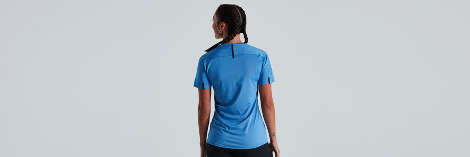 Specialized Women's Trail Air Short Sleeve Jersey Sky Blue - S