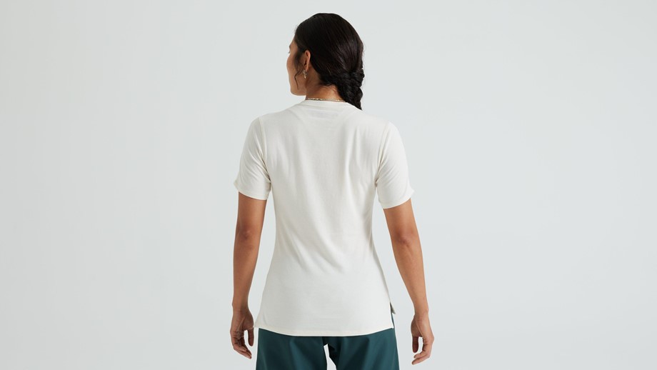Specialized Women's Trail Modal Short Sleeve Jersey Birch White