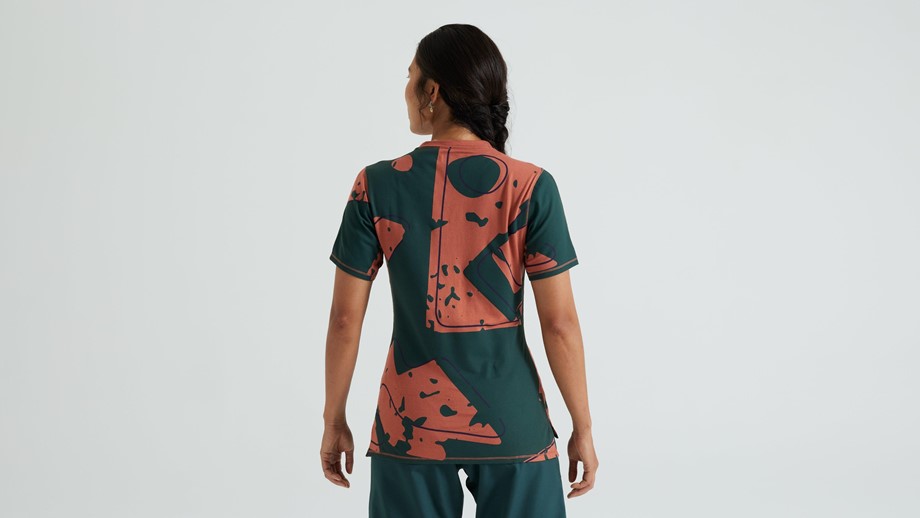 Specialized Women's Trail Modal Short Sleeve Jersey Forest Green Approach