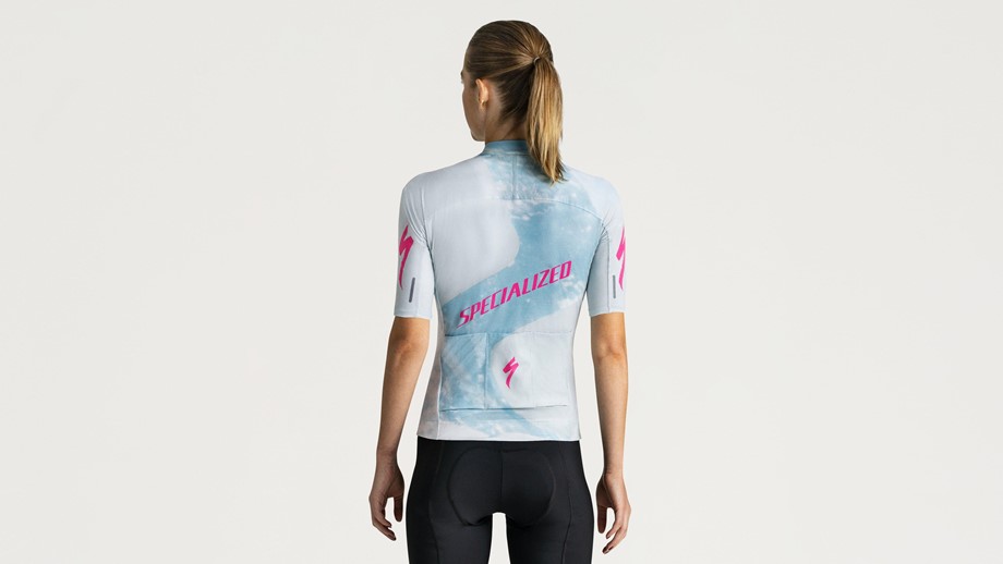 Specialized Specialized Women's Foundation Short Sleeve Graphic Jersey Sea Foam / Rebel Pink Focal - M