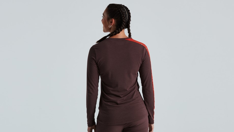 Specialized Women's Trail Long Sleeve Jersey Cast Umber - XL