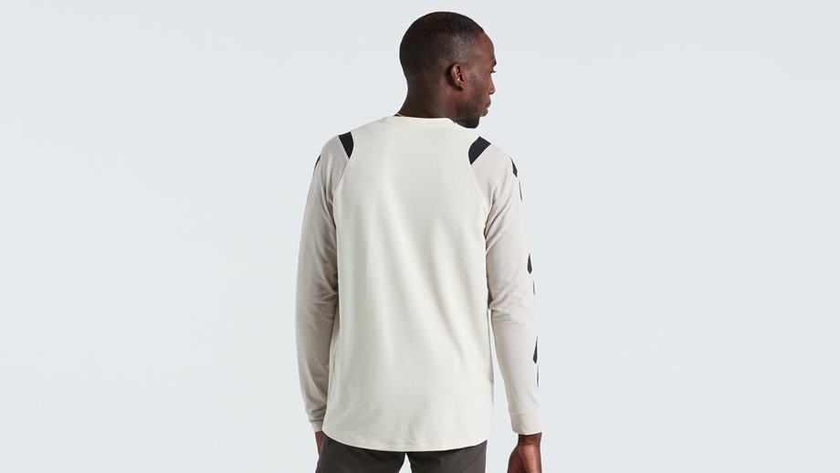 Specialized Men's Trail Long Sleeve Jersey White Mountains - S