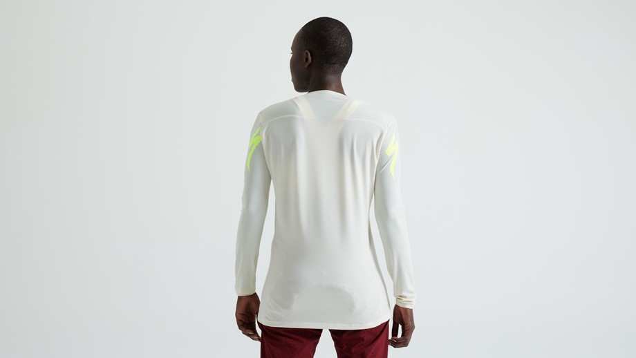 Specialized Gravity Race Long Sleeve Jersey Birch White - L