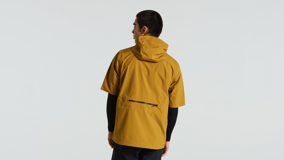 Specialized Trail Short Sleeve Rain Anorak Harvest Gold - L