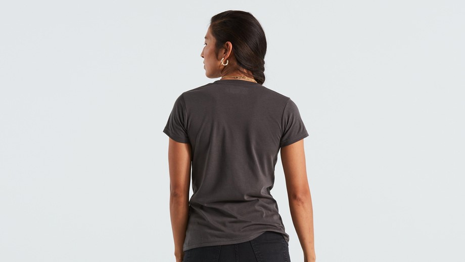 Specialized Women's Wordmark Short Sleeve T-Shirt Charcoal - XS