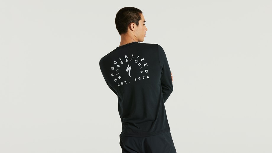 Specialized Stoke Long Sleeve T-Shirt Black - S