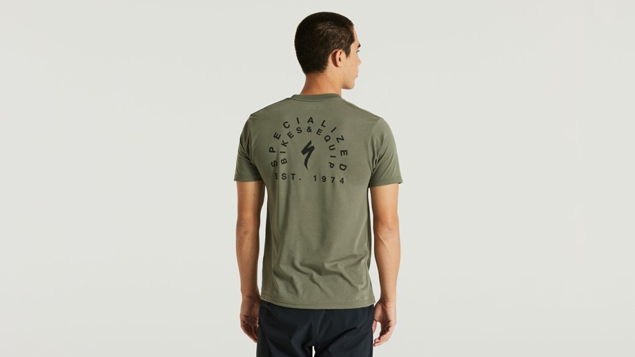 Specialized Stoke Short Sleeve T-Shirt Oak Green - XS