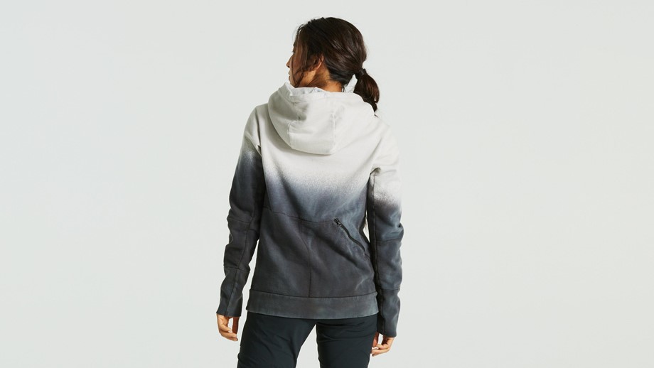 Specialized Women's Legacy Spray Pull-Over Hoodie Dove Grey - L