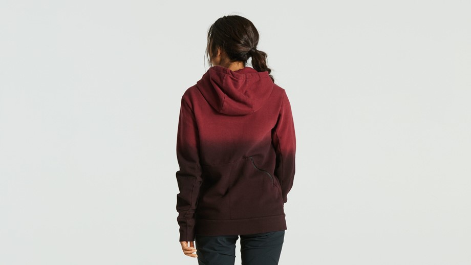 Specialized Women's Legacy Spray Pull-Over Hoodie Maroon - L