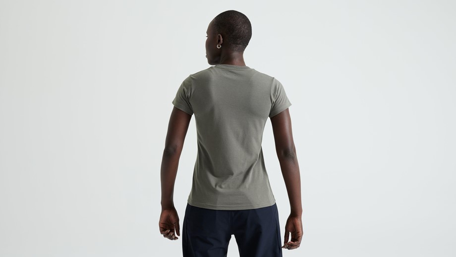 Specialized Women's S-Logo Short Sleeve T-Shirt Oak Green - XS