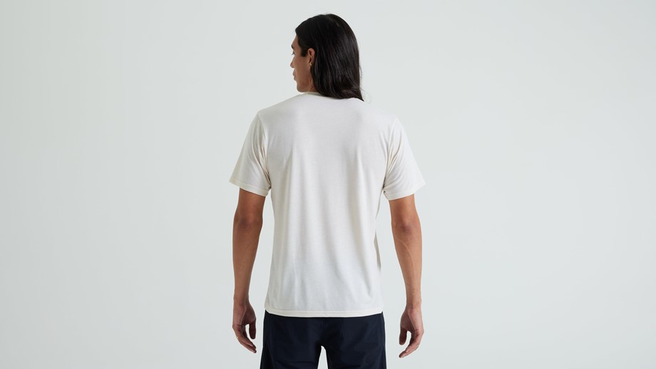 Specialized Men's Wordmark Short Sleeve T-Shirt Birch White - XS