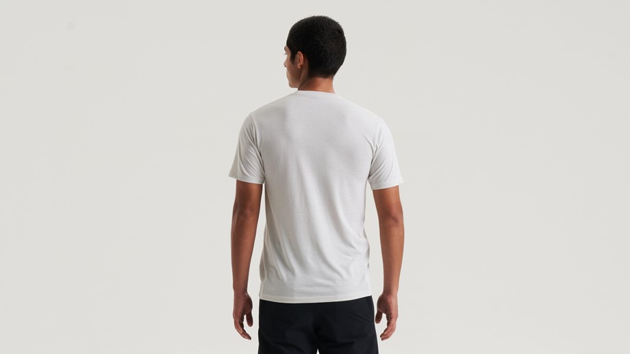 Specialized Men's Wordmark Short Sleeve T-Shirt Dove Grey - M
