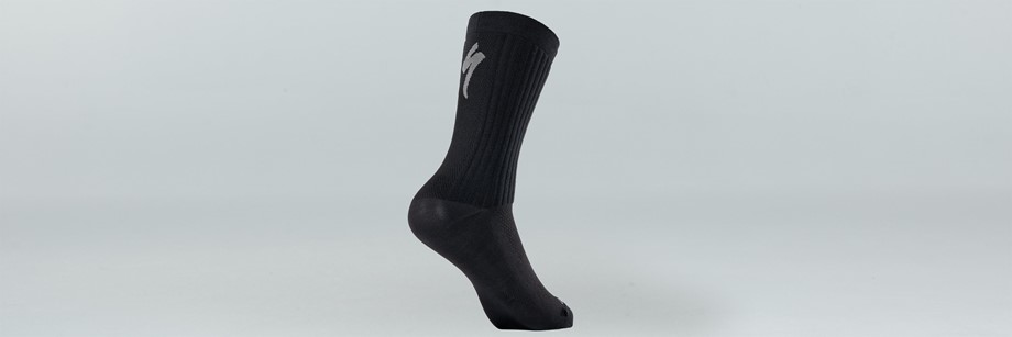 Specialized Hydrogen Aero Tall Road Socks Black - XL