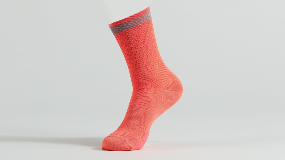 Specialized Soft Air Reflective Tall Socks Vivid Coral - XL