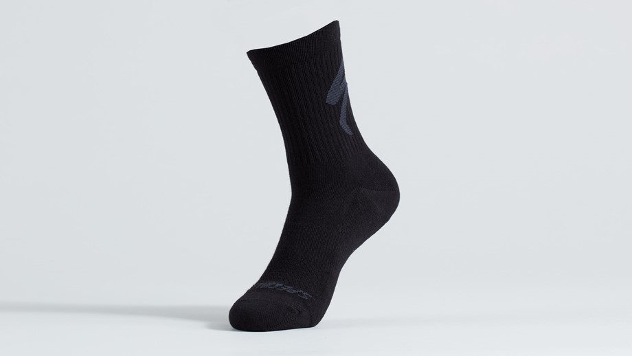 Specialized Cotton Tall Logo Socks Black - XL