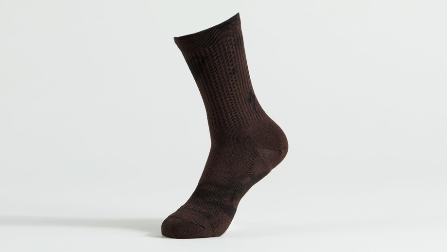 Specialized Cotton Tall Socks Doppio Garment Wash - S