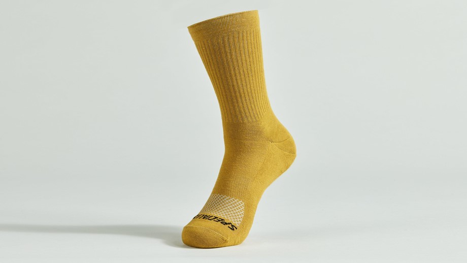Specialized Cotton Tall Logo Socks Harvest Gold - L