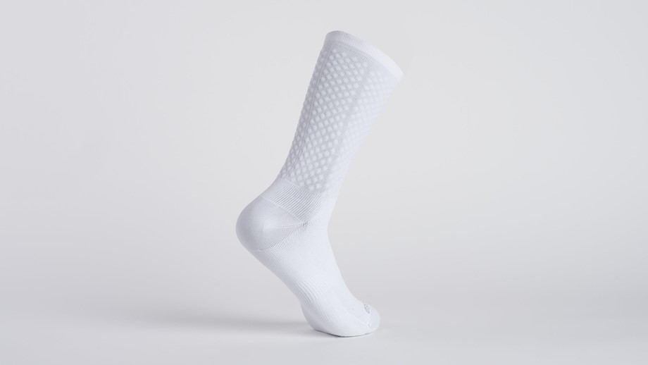 Specialized Knit Tall Sock White / Silver - S