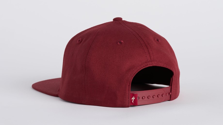 Specialized Flat Brim Hat Garnet Red / Birch White - OSFA