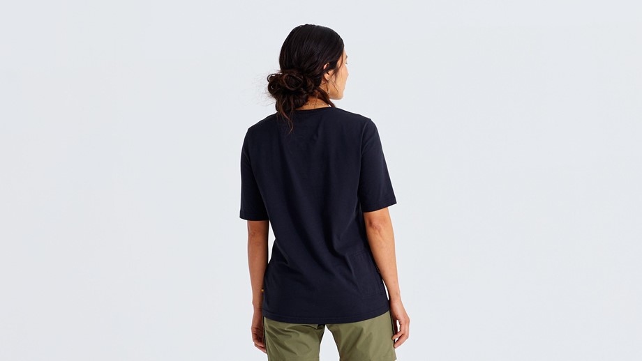 Specialized Women's Specialized/Fjällräven Cotton Pocket Short Sleeve Tee Black - S