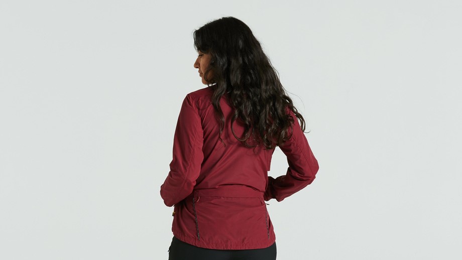 Specialized Women's Specialized/Fjällräven Rider's Wind Jacket Pomegranate Red - L