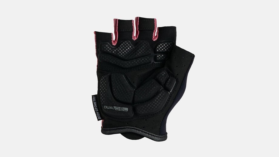 Specialized Men's Body Geometry Dual-Gel Short Finger Gloves Dusty Rose - L