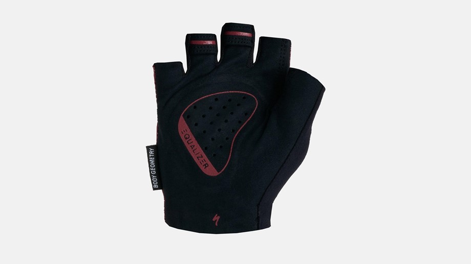 Specialized Men's Body Geometry Grail Short Finger Gloves Garnet 