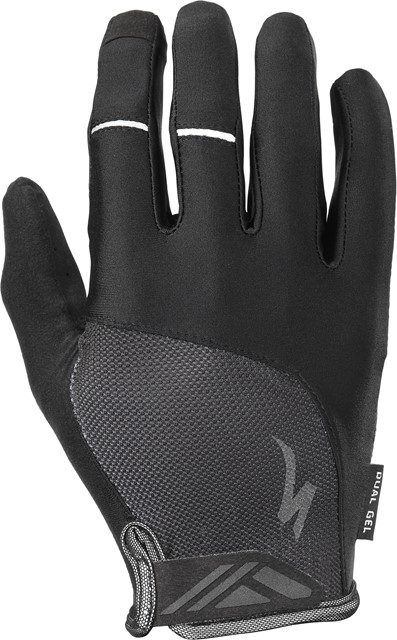 Specialized Men's Body Geometry Dual-Gel Long Finger Gloves Black - L