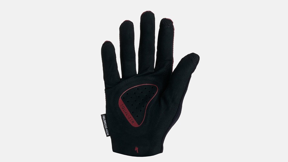 Specialized Women's Body Geometry Grail Long Finger Gloves Garnet Red - M